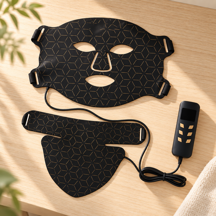 LumaRest — relaxing lifestyle setting (face and neck set shown)
