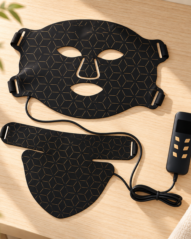 LumaRest — relaxing lifestyle setting (face and neck set shown)